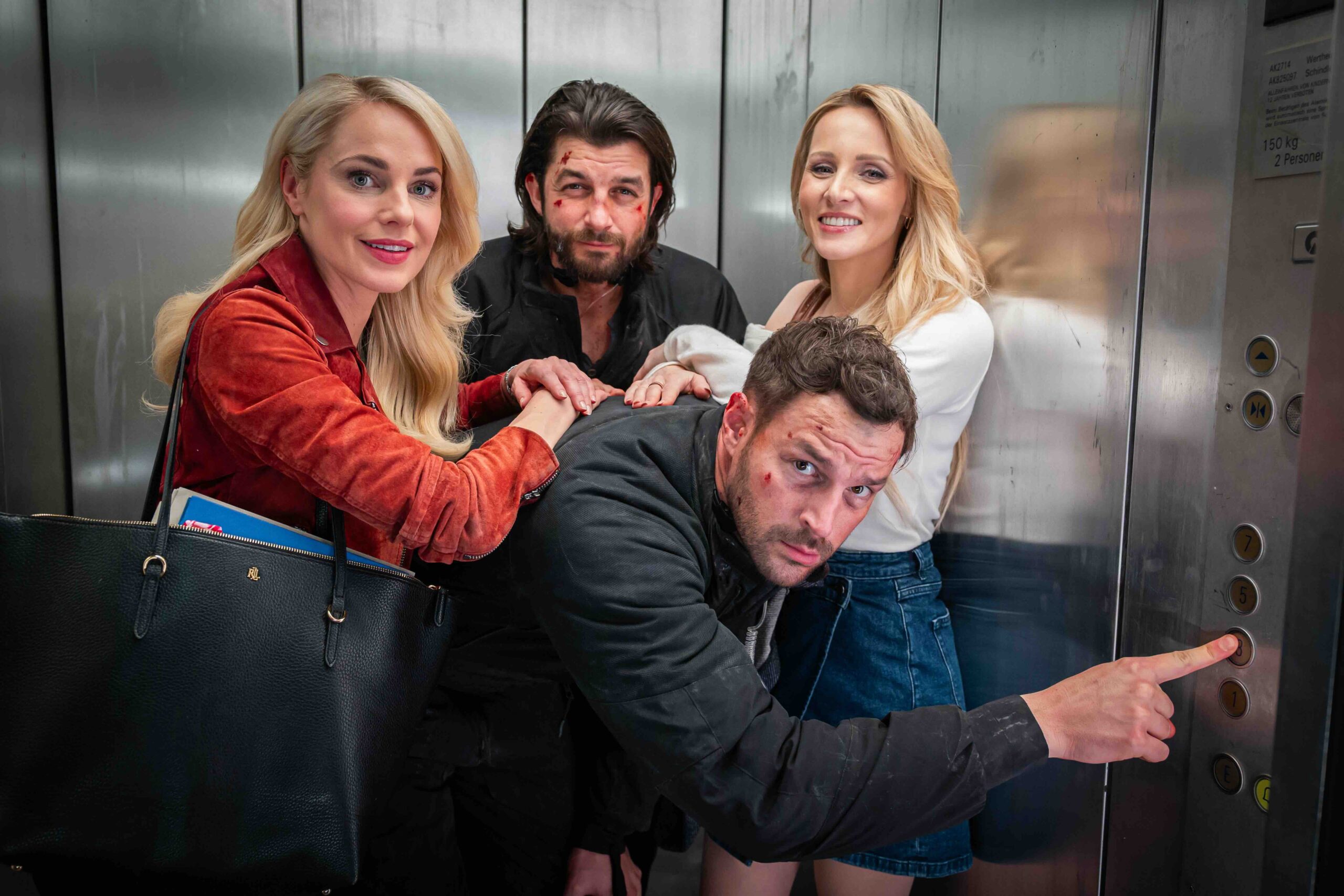 Österreichische Starbesetzung in Neo Nuggets. Foto: © 2025 Samsara Filmproduktion GmbH in Koproduktion mit Kodachrome GmbH & Co. KG